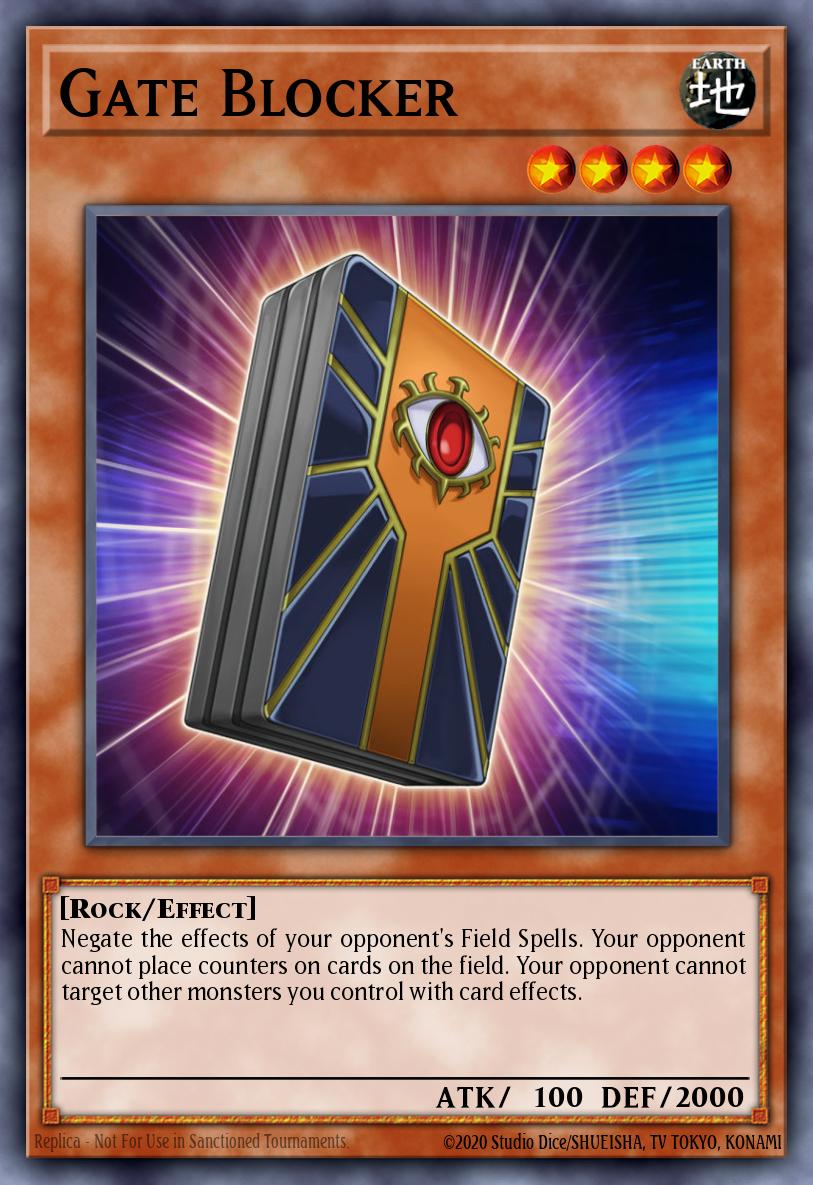 Gate Blocker Yu-Gi-Oh card