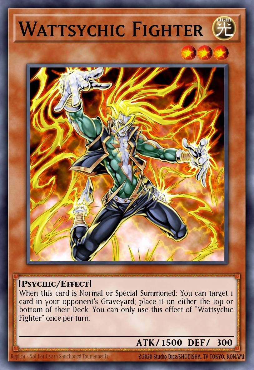 Wattsychic Fighter Yu-Gi-Oh card