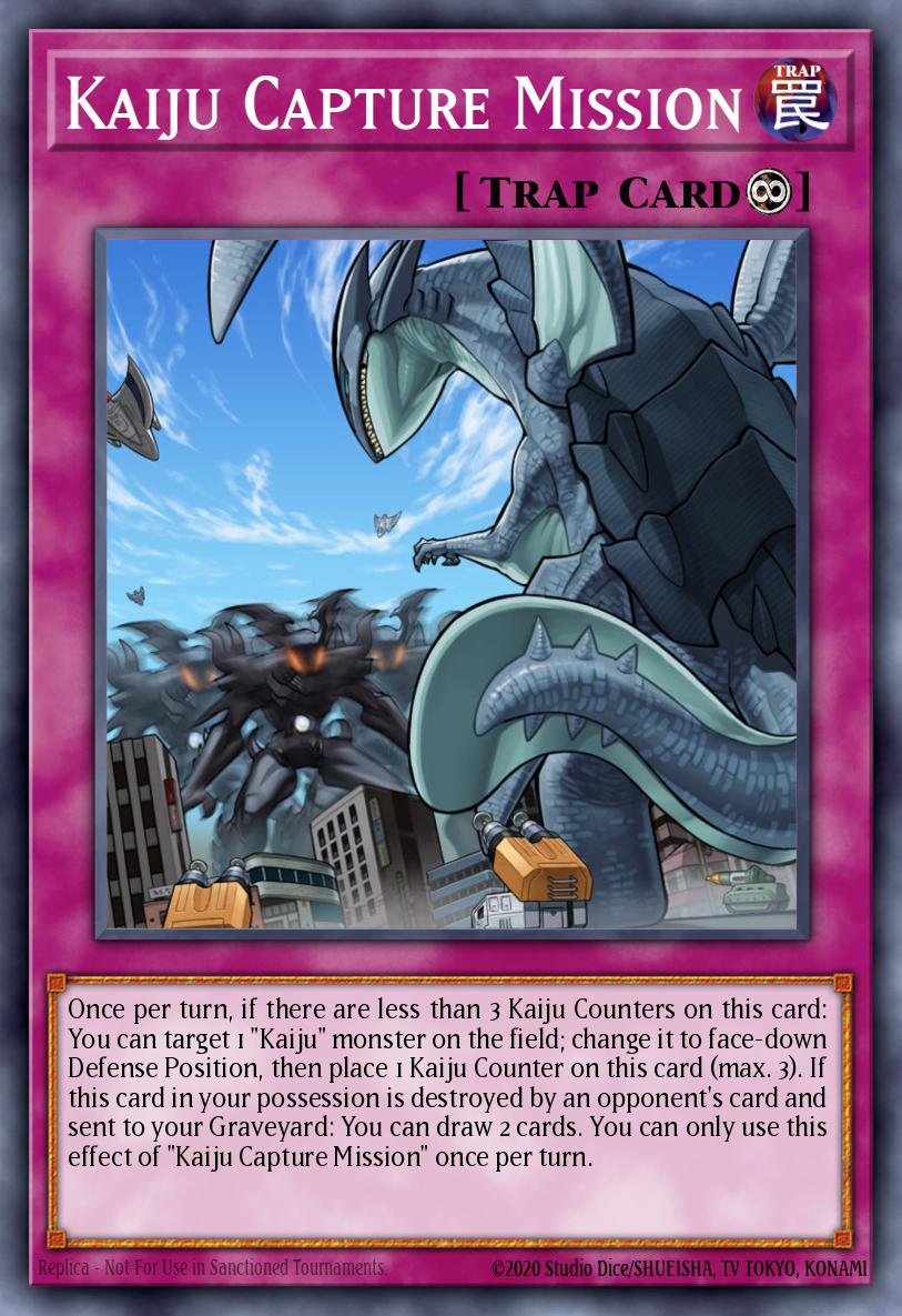 Kaiju Capture Mission Yu-Gi-Oh card
