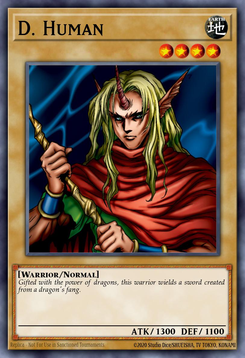 D. Human Yu-Gi-Oh card