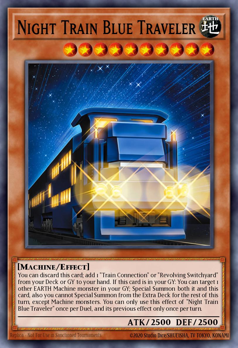 Night Train Blue Traveler Yu-Gi-Oh card