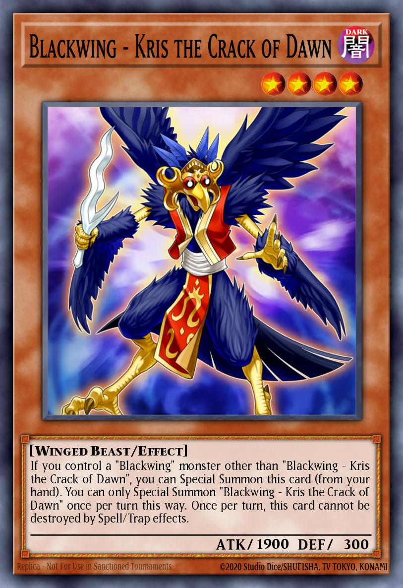Blackwing - Kris the Crack of Dawn Yu-Gi-Oh card