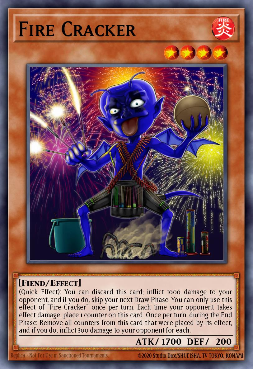 Fire Cracker Yu-Gi-Oh card
