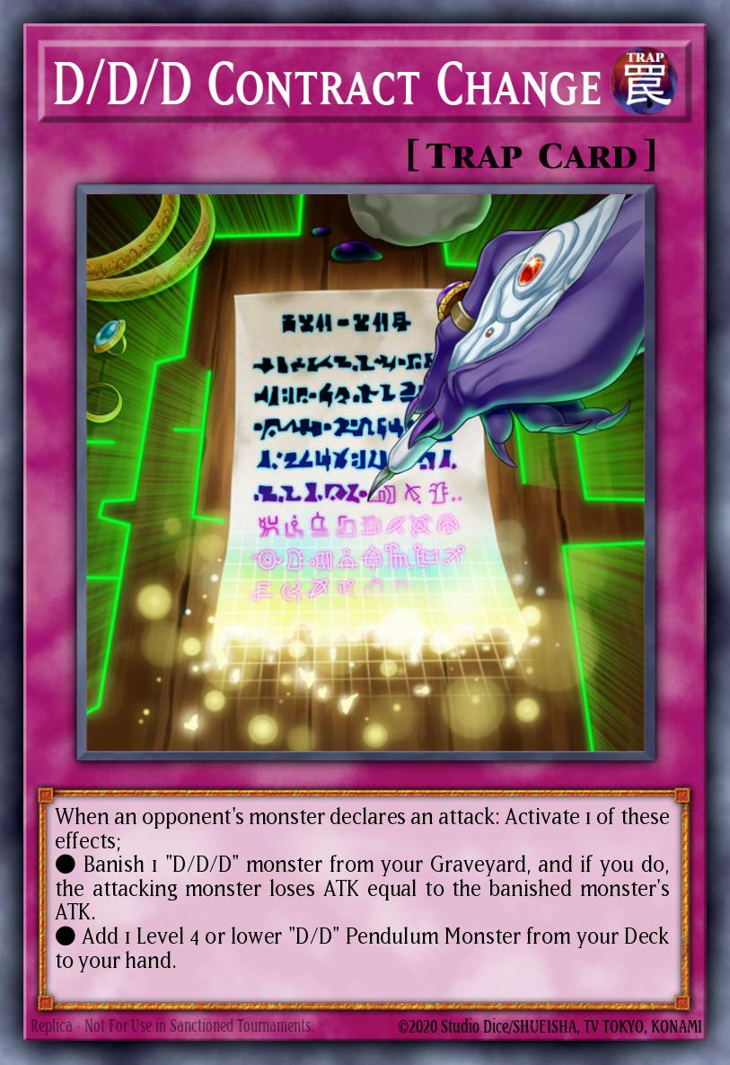 D/D/D Contract Change Yu-Gi-Oh card