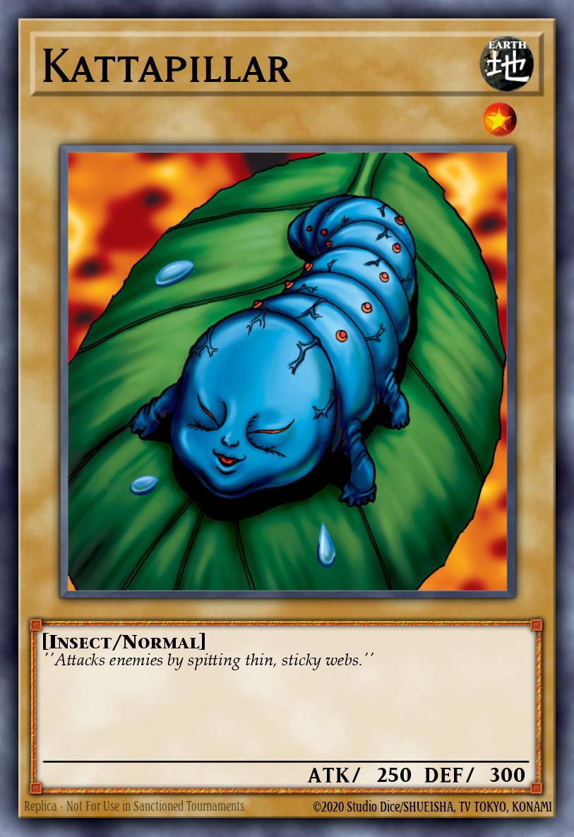 Kattapillar Yu-Gi-Oh card