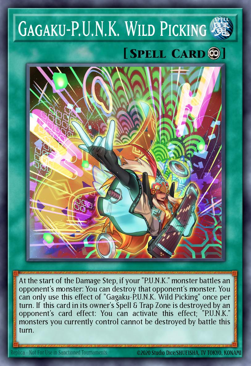 Gagaku-P.U.N.K. Wild Picking Yu-Gi-Oh card