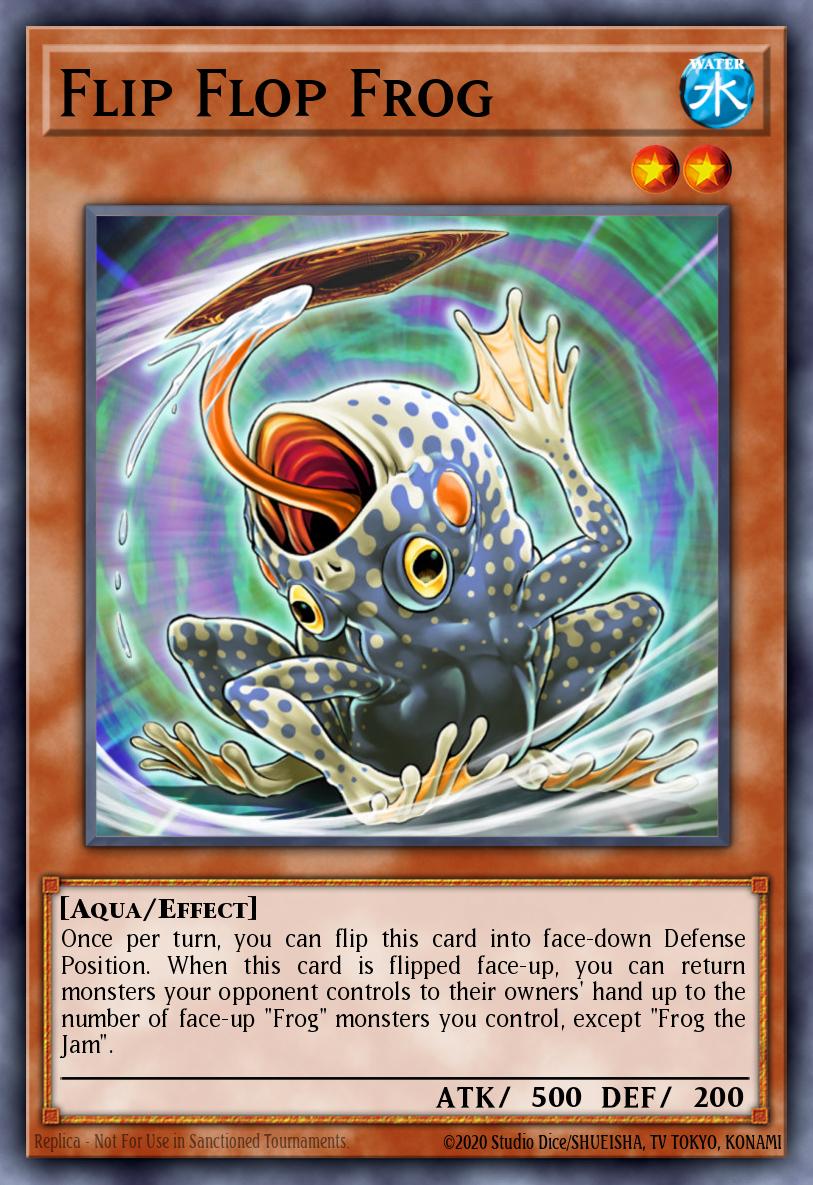 Flip Flop Frog Yu-Gi-Oh card