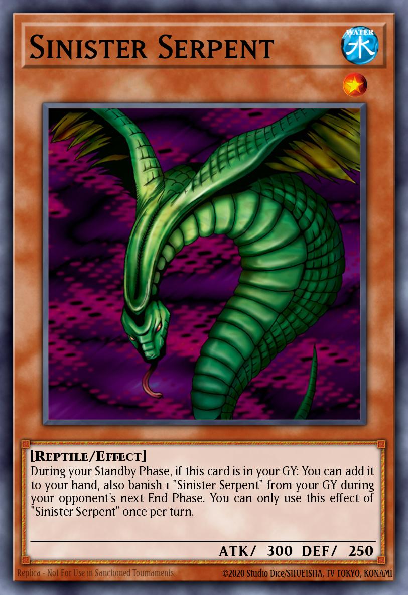 Sinister Serpent Yu-Gi-Oh card