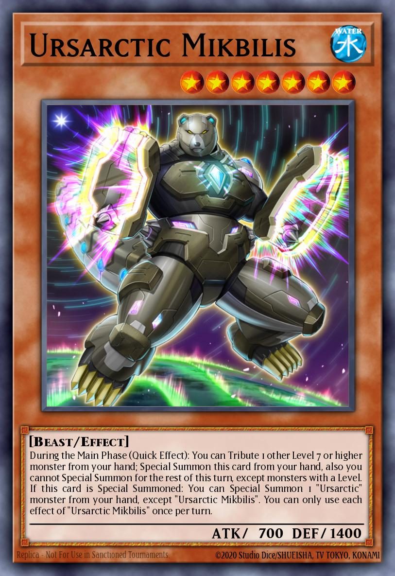 Ursarctic Mikbilis Yu-Gi-Oh card