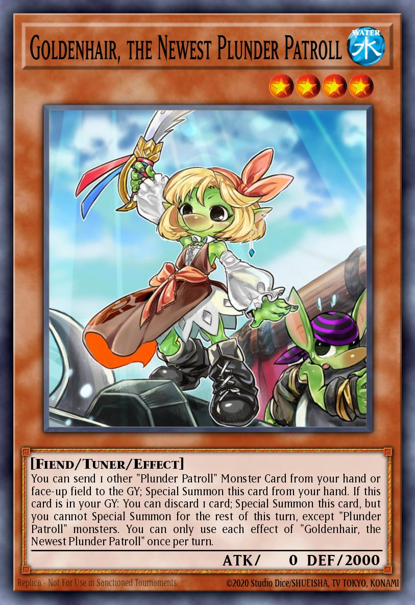 Goldenhair, the Newest Plunder Patroll Yu-Gi-Oh card