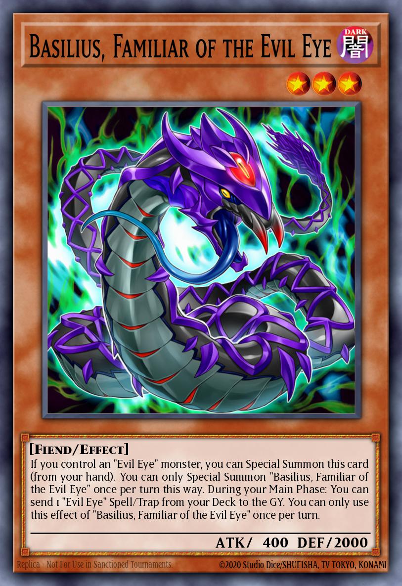 Basilius, Familiar of the Evil Eye Yu-Gi-Oh card