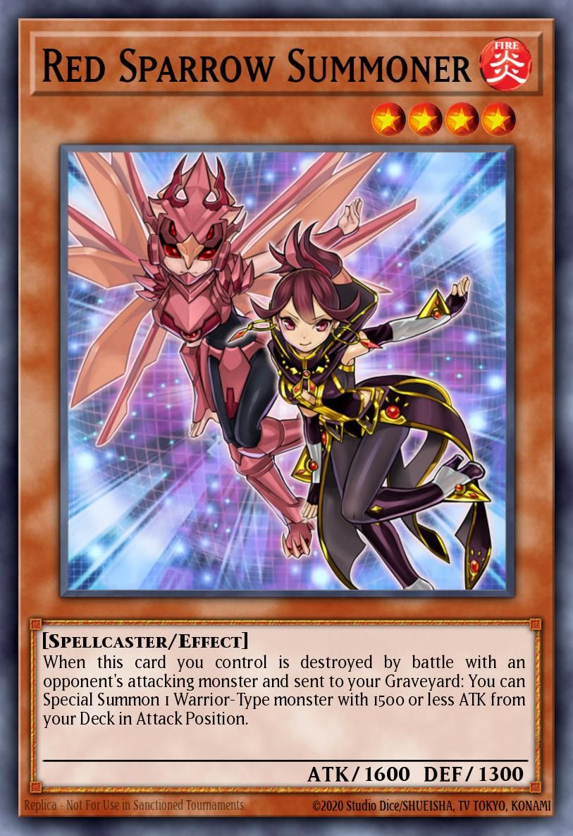 Red Sparrow Summoner Yu-Gi-Oh card