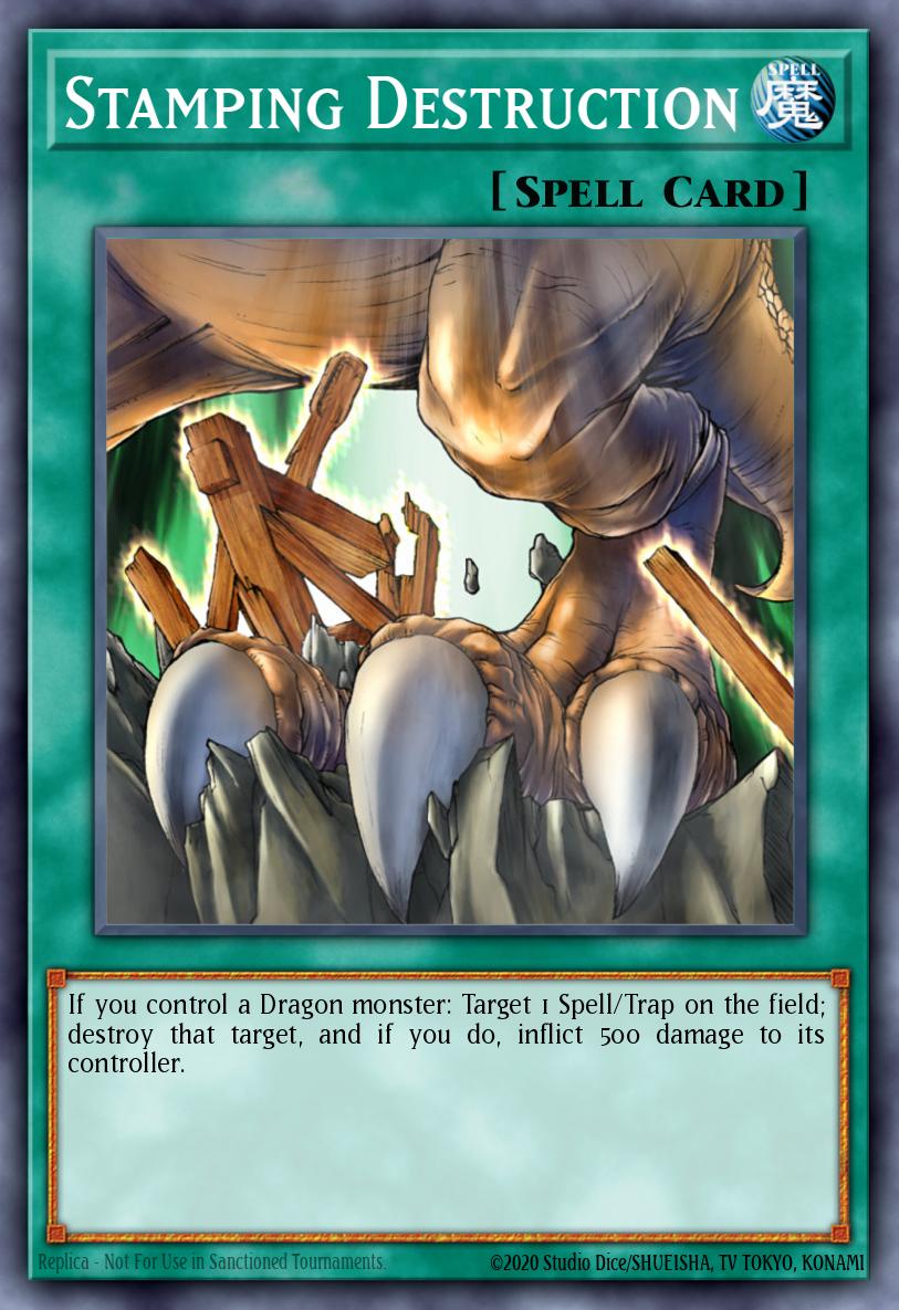 Stamping Destruction Yu-Gi-Oh card