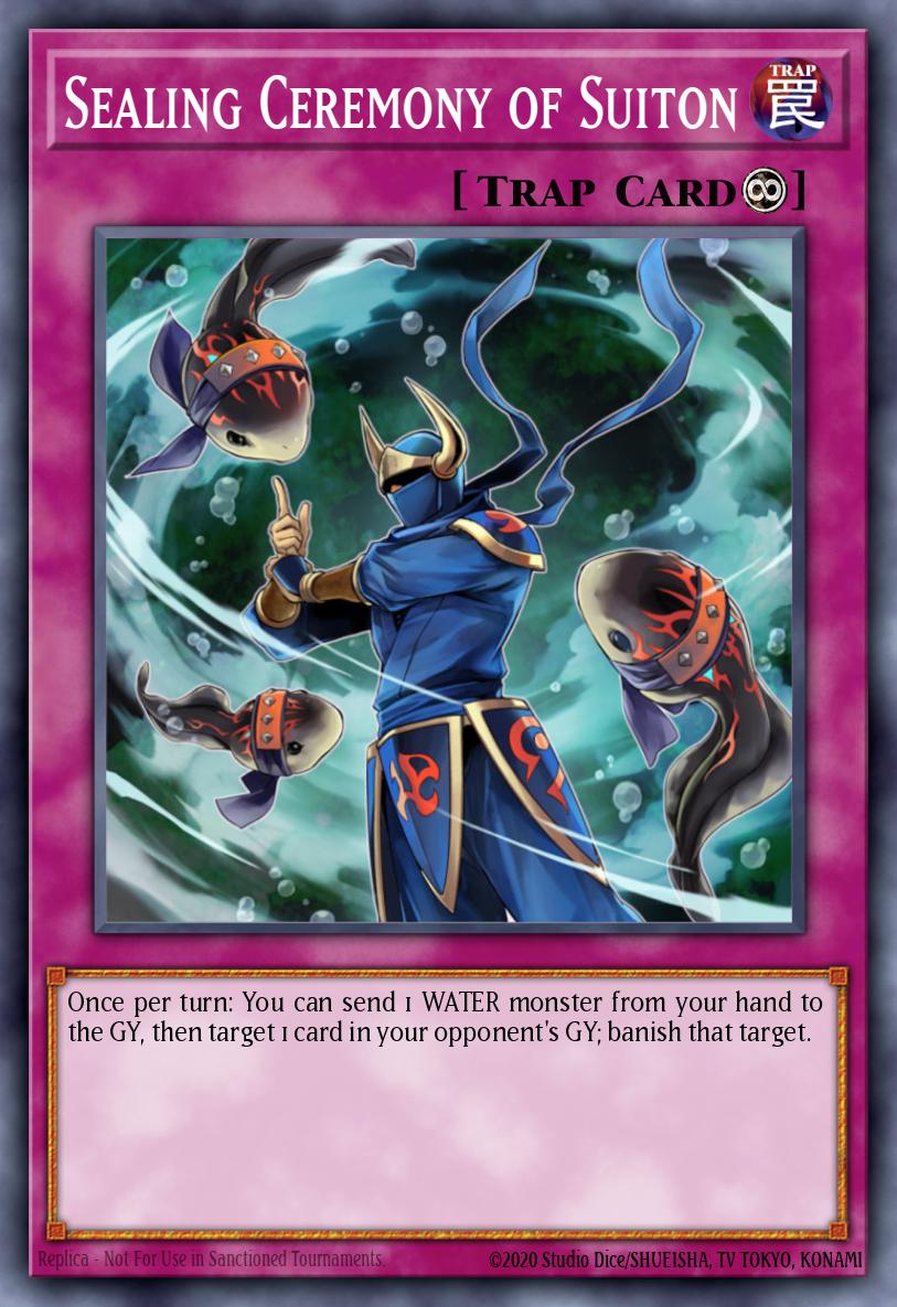 Sealing Ceremony of Suiton Yu-Gi-Oh card