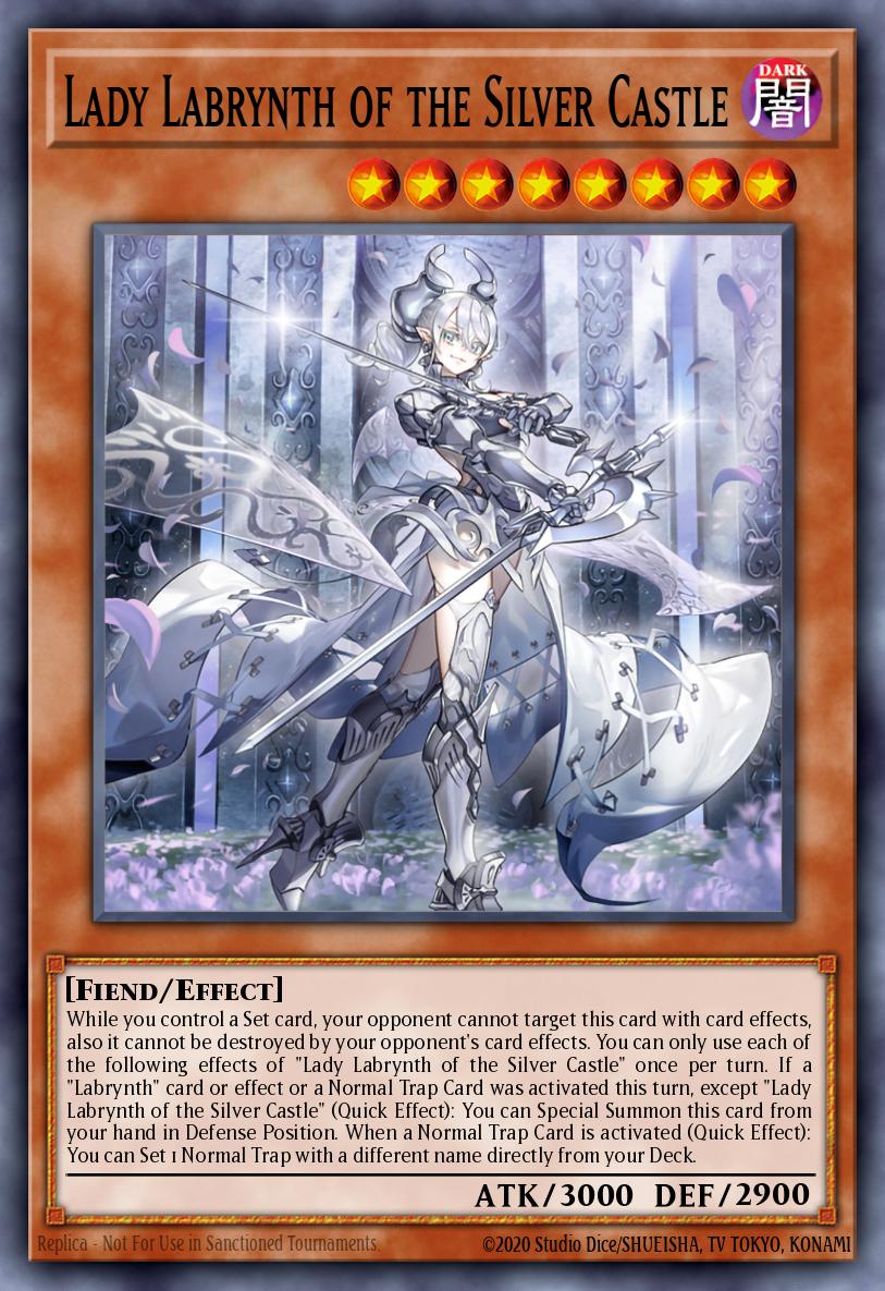 Lady Labrynth of the Silver Castle Yu-Gi-Oh card