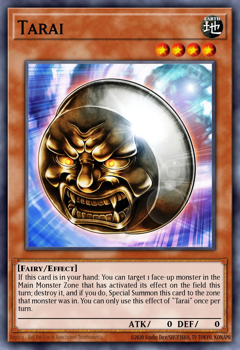 Tarai Yu-Gi-Oh card