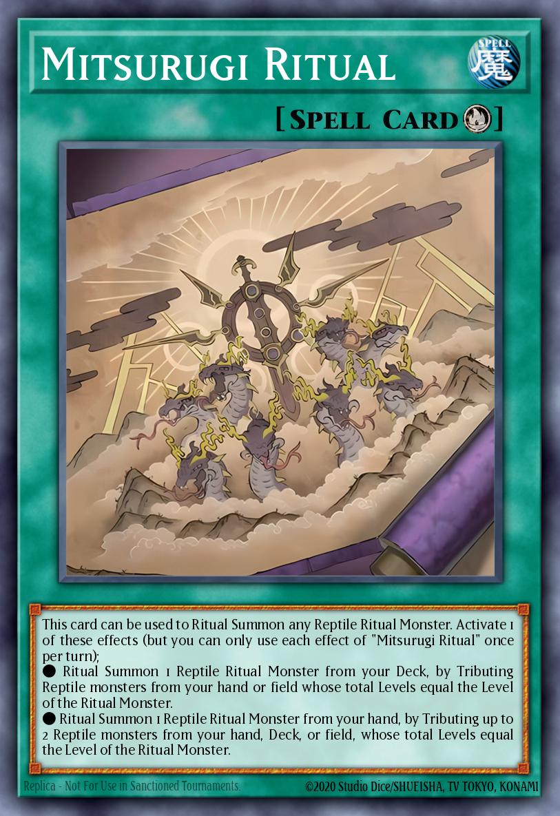 Mitsurugi Ritual Yu-Gi-Oh card