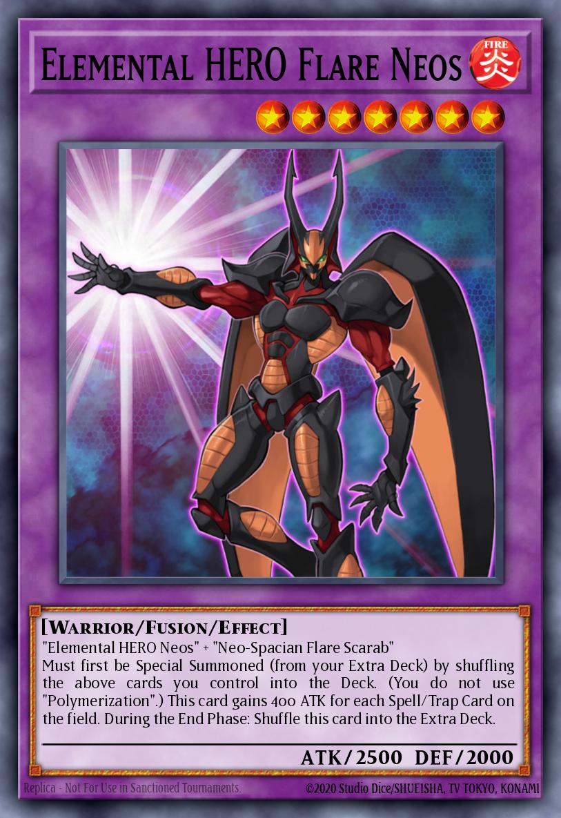 Elemental HERO Flare Neos Yu-Gi-Oh card