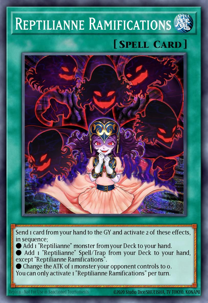 Reptilianne Ramifications Yu-Gi-Oh card