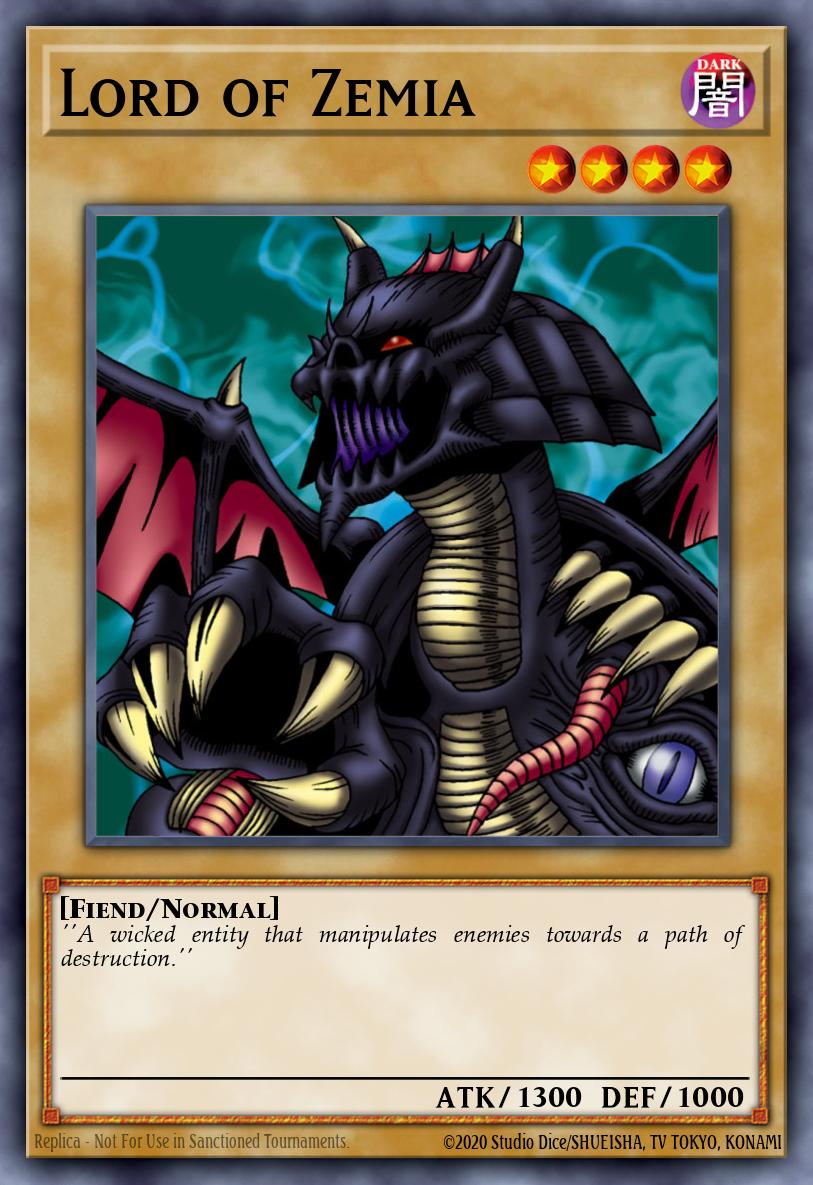 Lord of Zemia Yu-Gi-Oh card