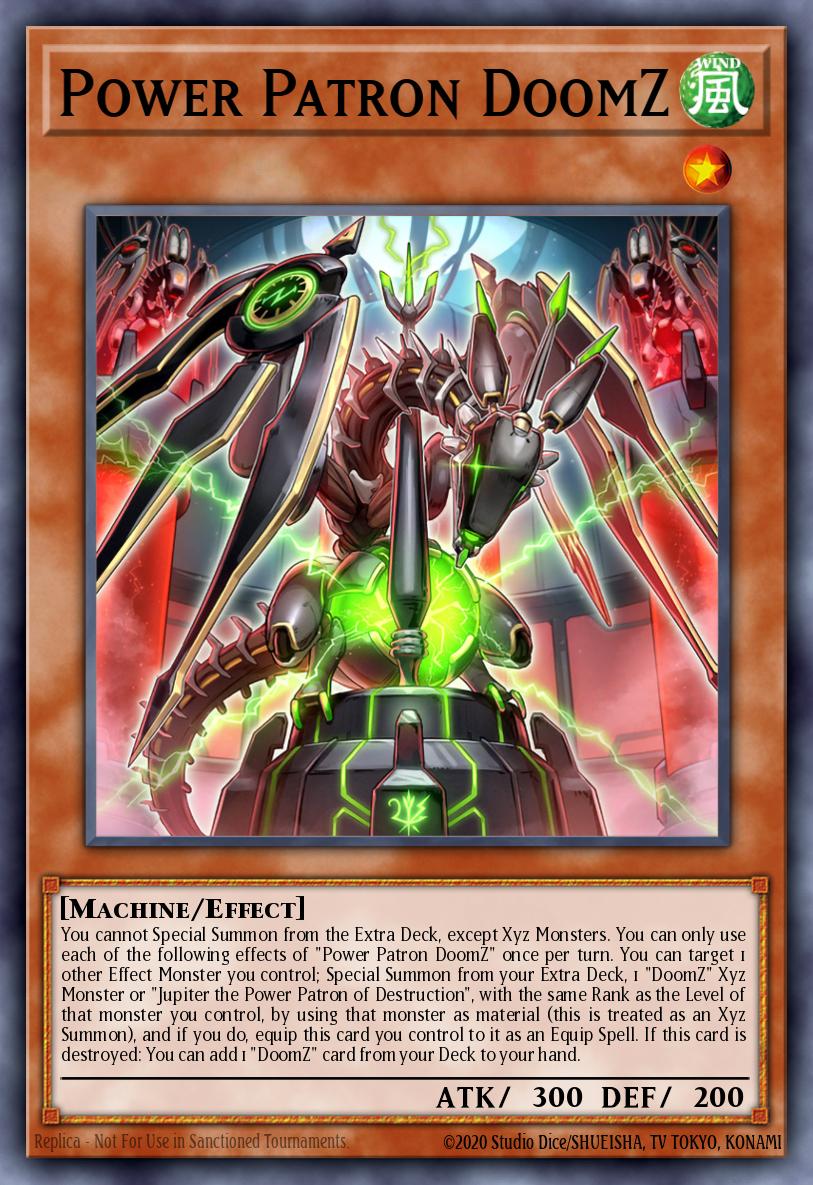 Power Patron DoomZ Yu-Gi-Oh card
