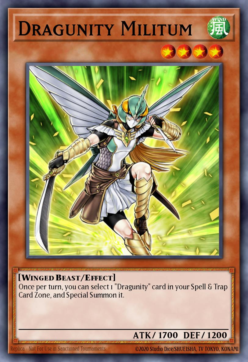 Dragunity Militum Yu-Gi-Oh card