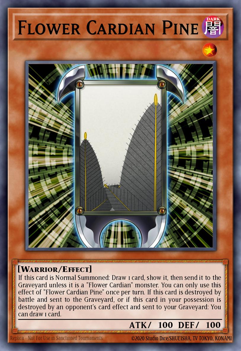 Flower Cardian Pine Yu-Gi-Oh card