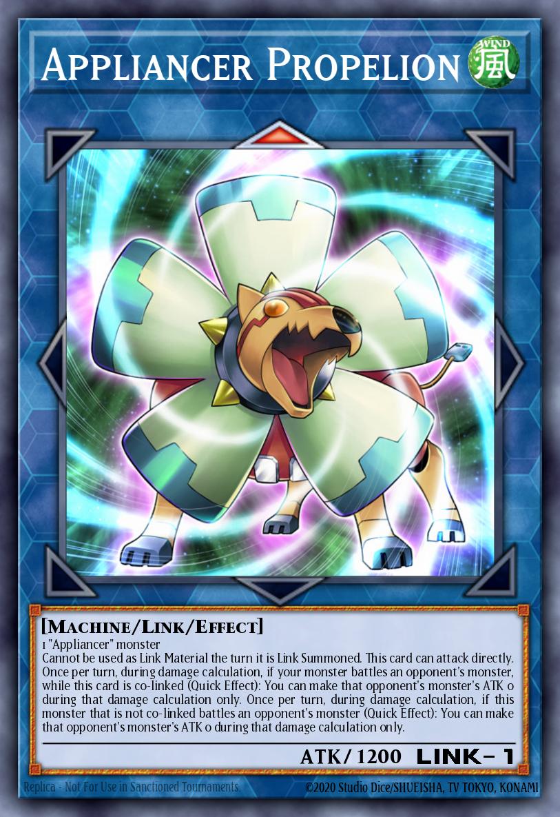 Appliancer Propelion Yu-Gi-Oh card