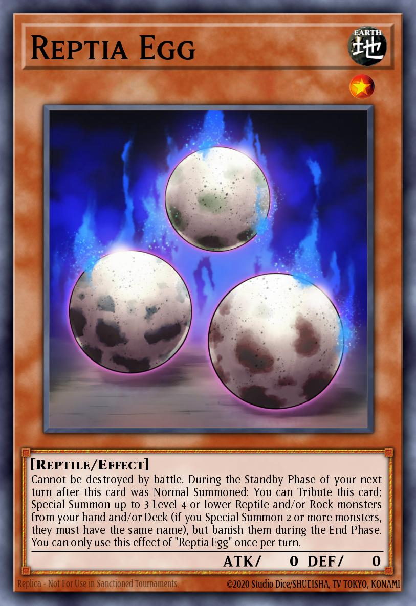 Reptia Egg Yu-Gi-Oh card