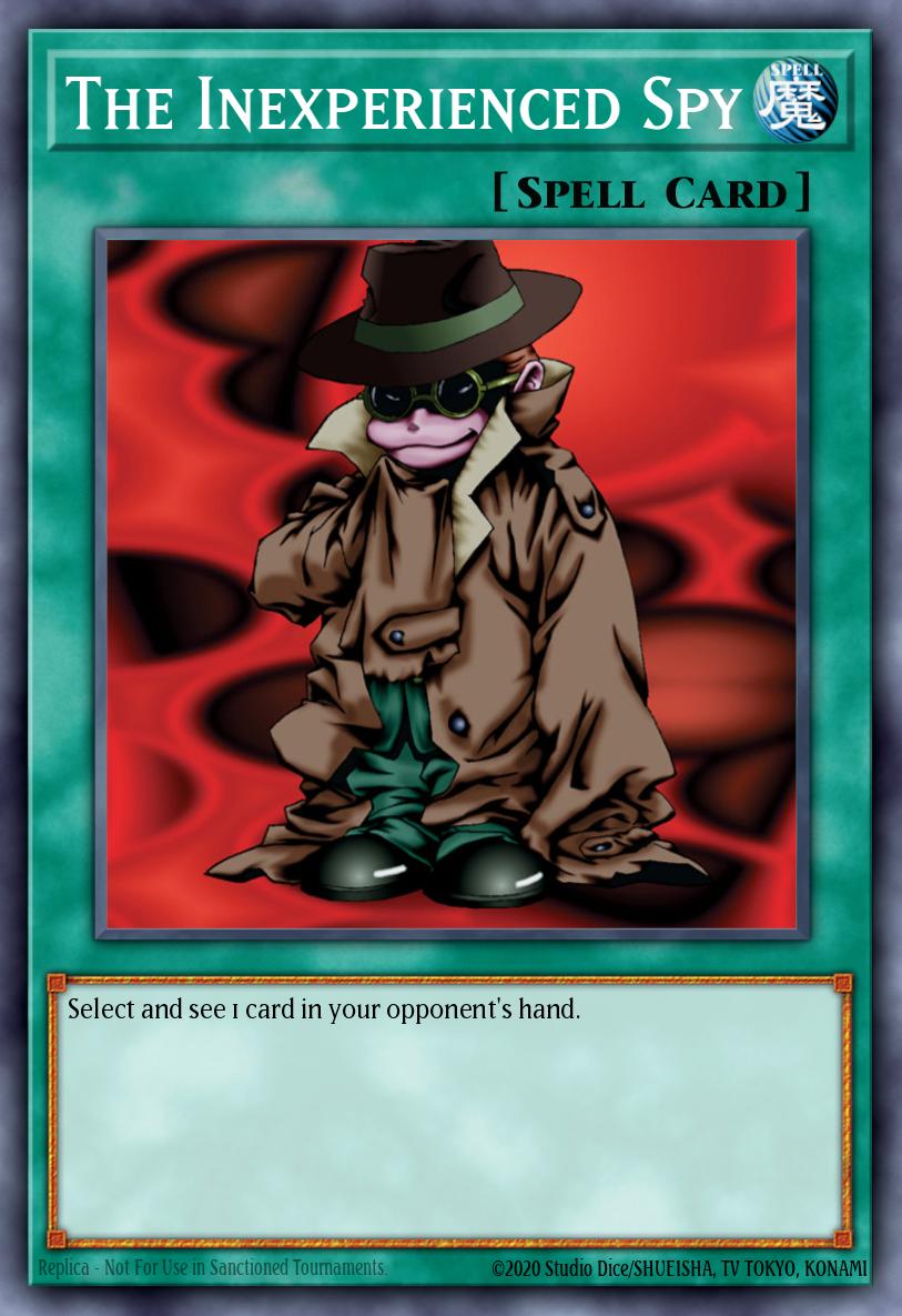 The Inexperienced Spy Yu-Gi-Oh card