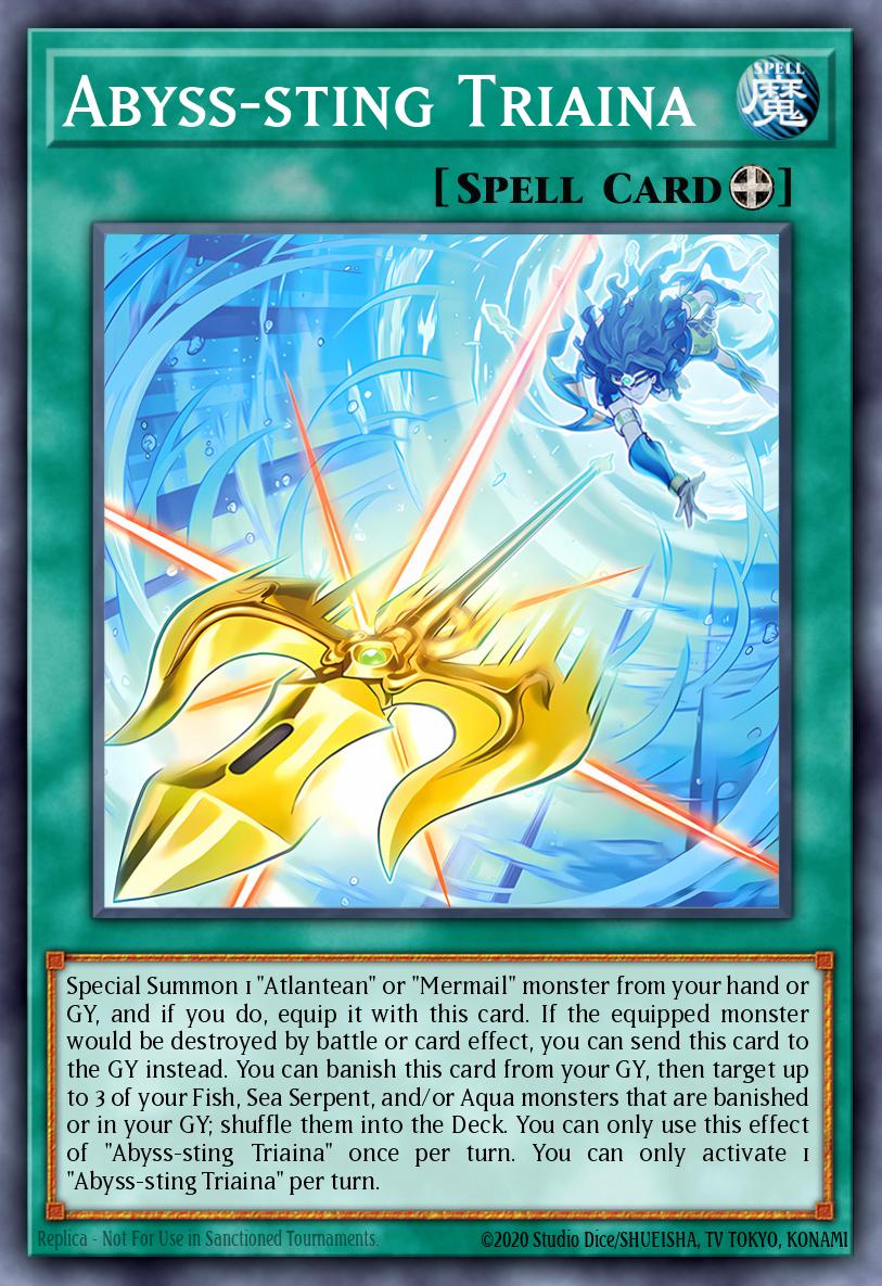 Abyss-sting Triaina Yu-Gi-Oh card