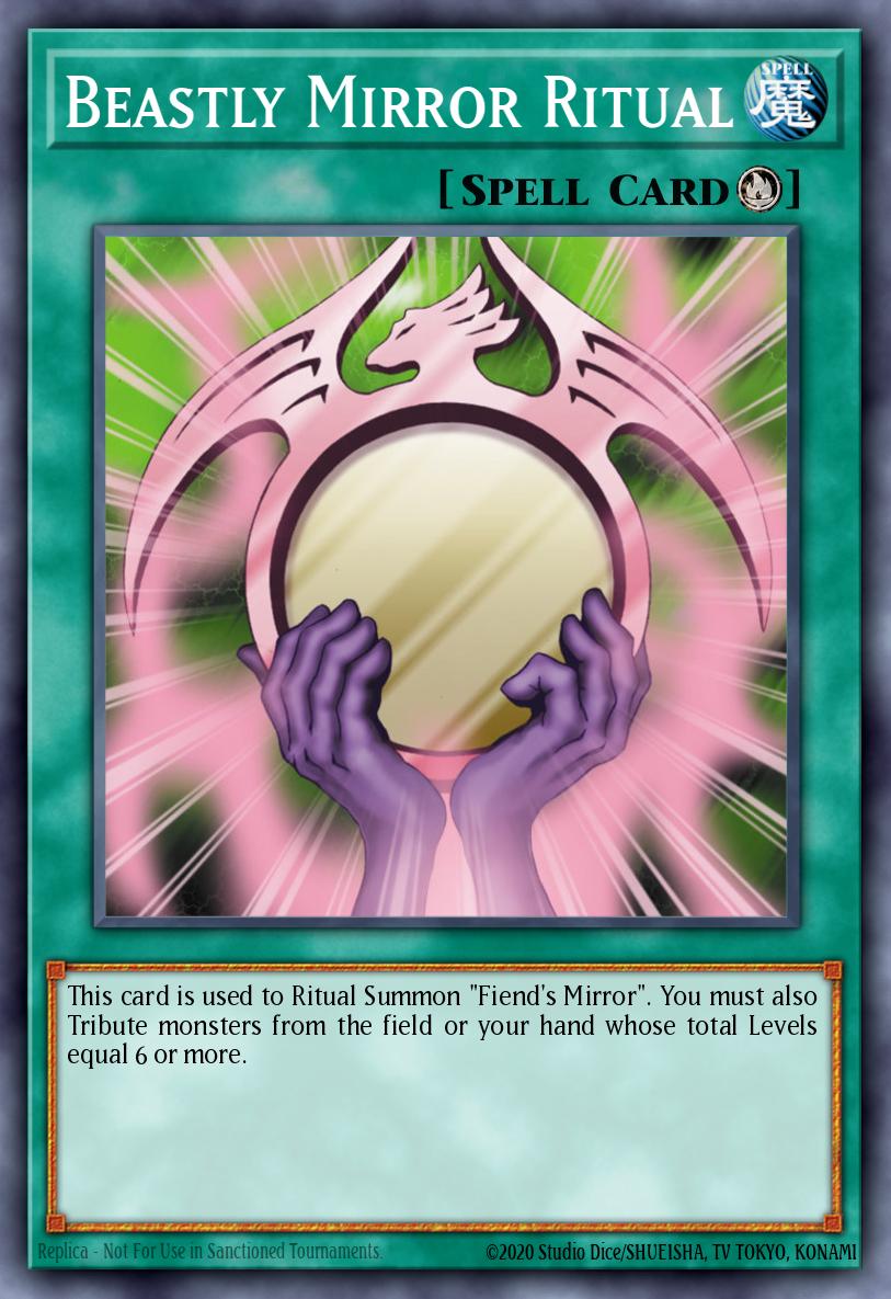 Beastly Mirror Ritual Yu-Gi-Oh card
