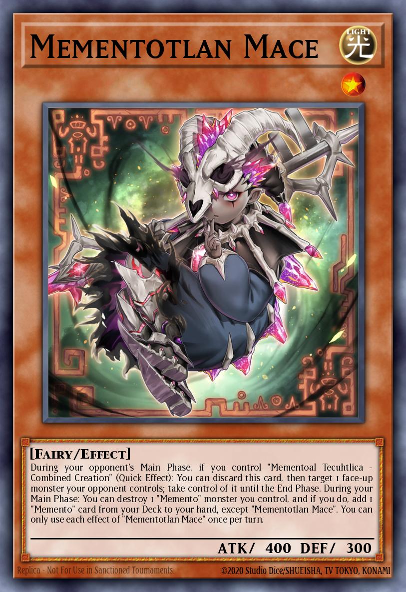 Mementotlan Mace Yu-Gi-Oh card
