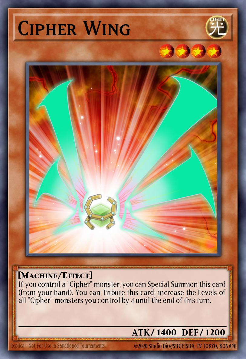 Cipher Wing Yu-Gi-Oh card