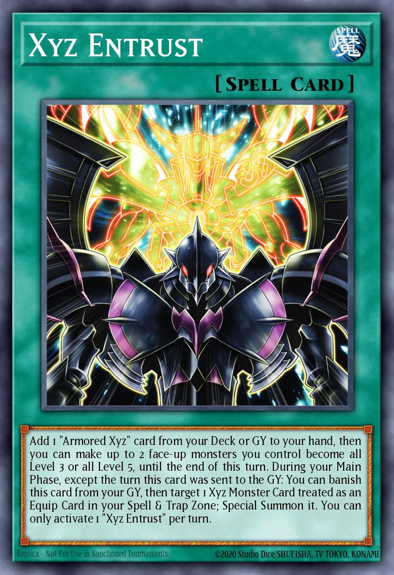 Xyz Entrust Yu-Gi-Oh card