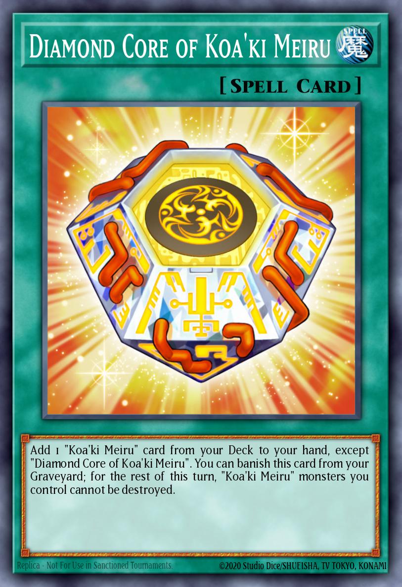 Diamond Core of Koa'ki Meiru Yu-Gi-Oh card