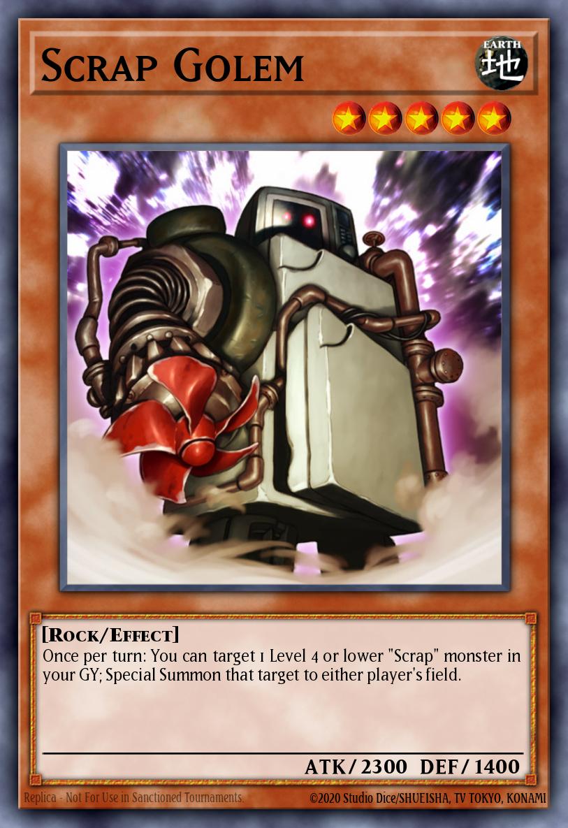 Scrap Golem Yu-Gi-Oh card