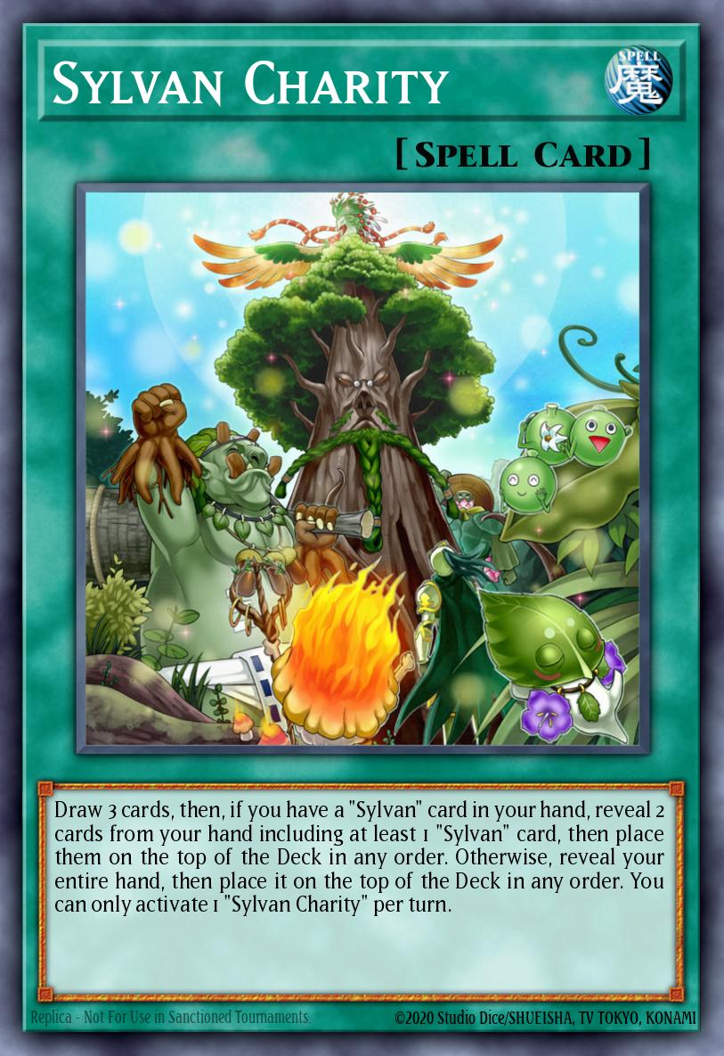 Sylvan Charity Yu-Gi-Oh card