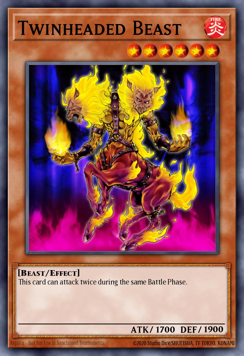 Twinheaded Beast Yu-Gi-Oh card