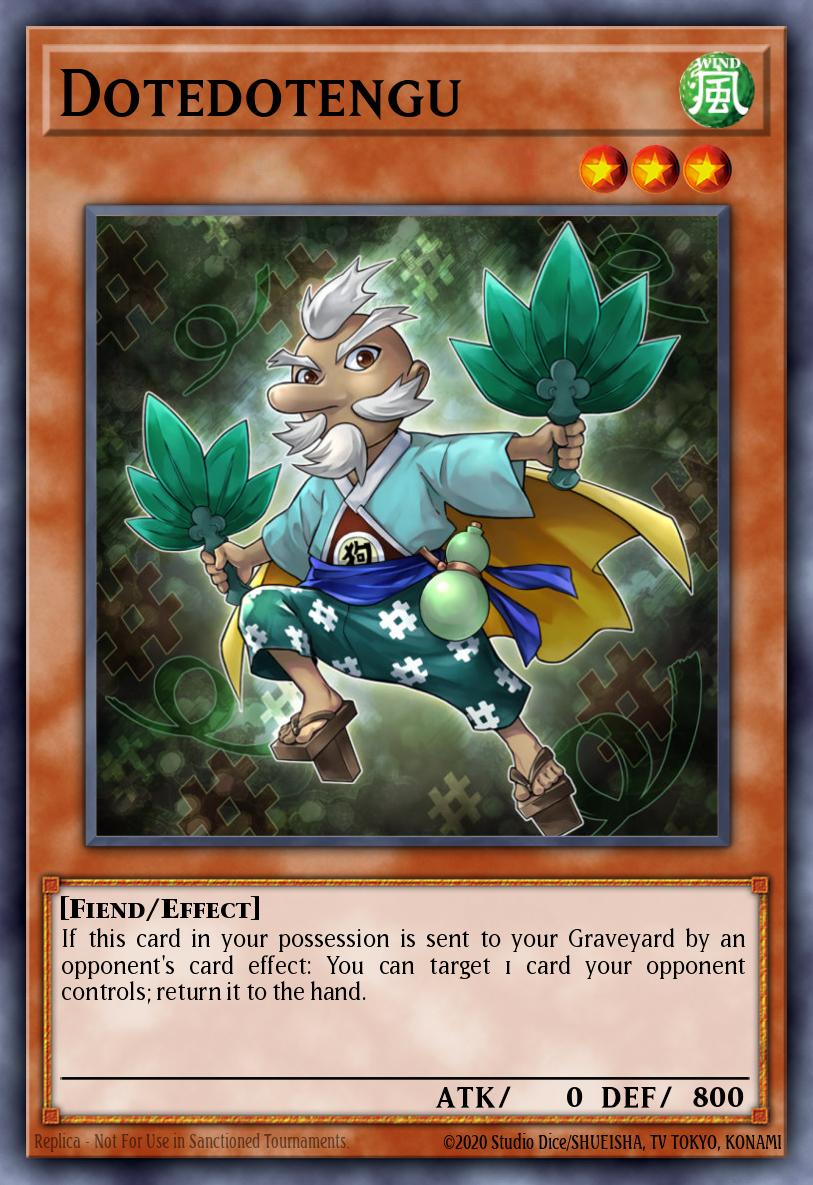 Dotedotengu Yu-Gi-Oh card