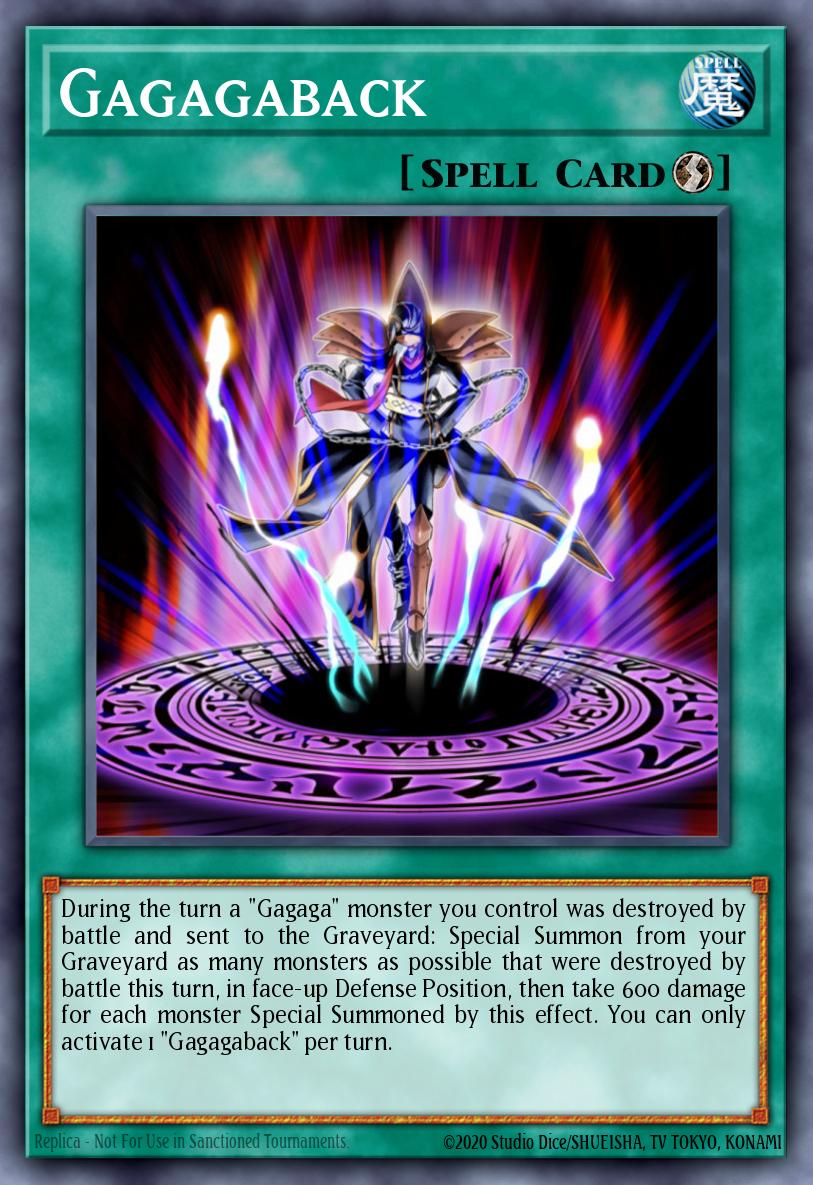 Gagagaback Yu-Gi-Oh card