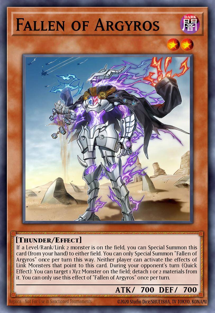 Fallen of Argyros Yu-Gi-Oh card