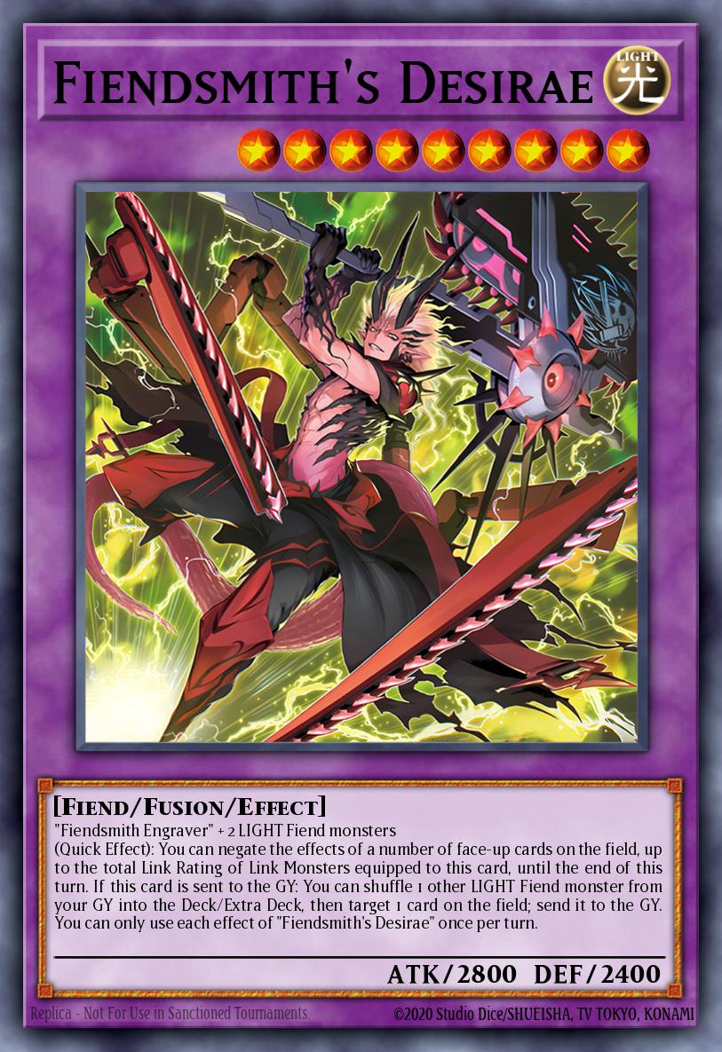 Fiendsmith's Desirae Yu-Gi-Oh card