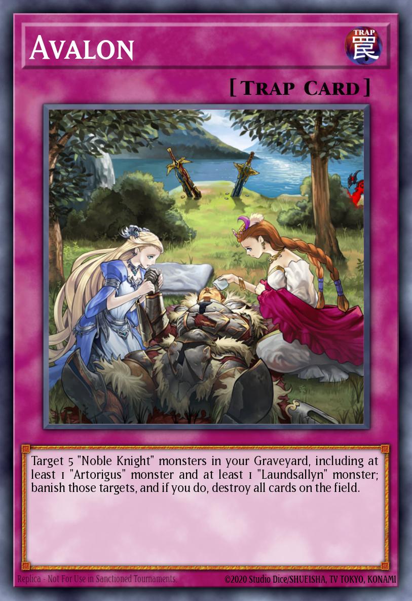 Avalon Yu-Gi-Oh card