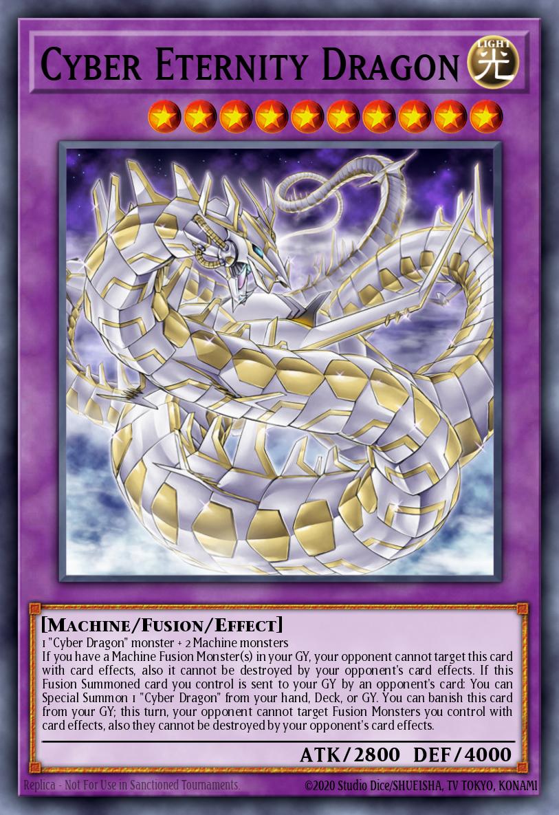 Cyber Eternity Dragon Yu-Gi-Oh card
