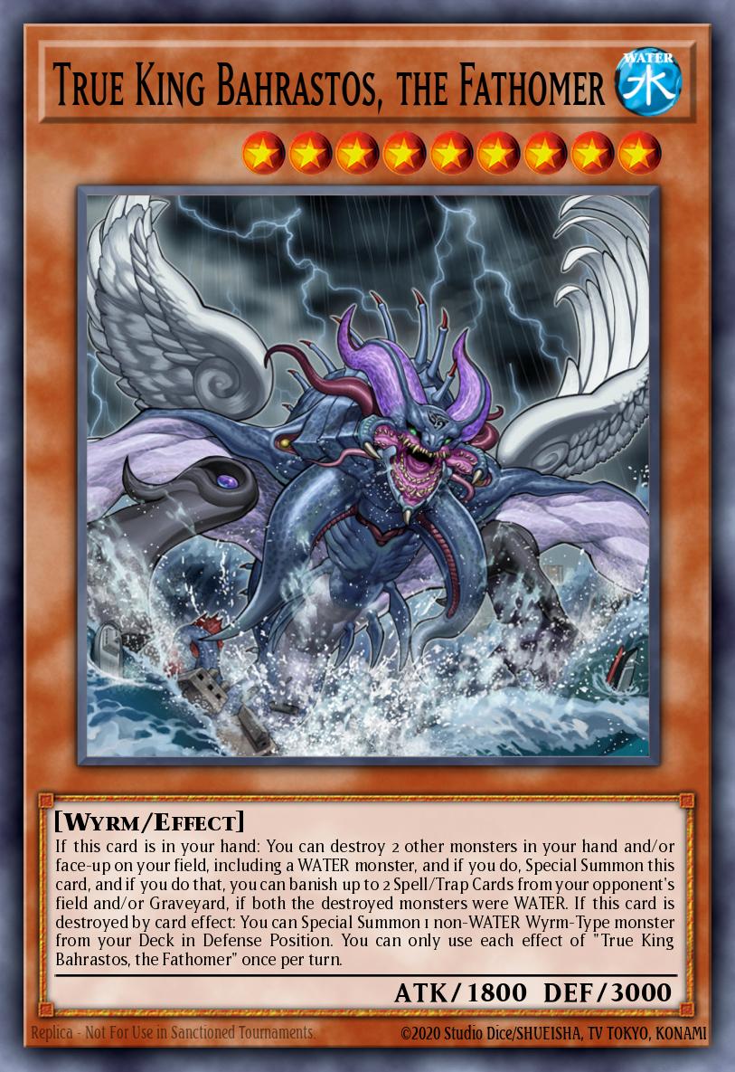 True King Bahrastos, the Fathomer Yu-Gi-Oh card