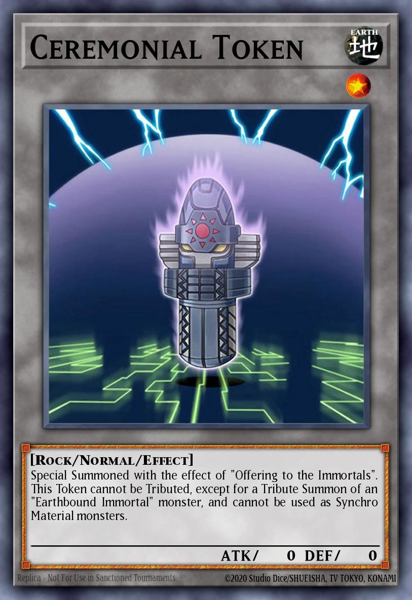 Ceremonial Token Yu-Gi-Oh card