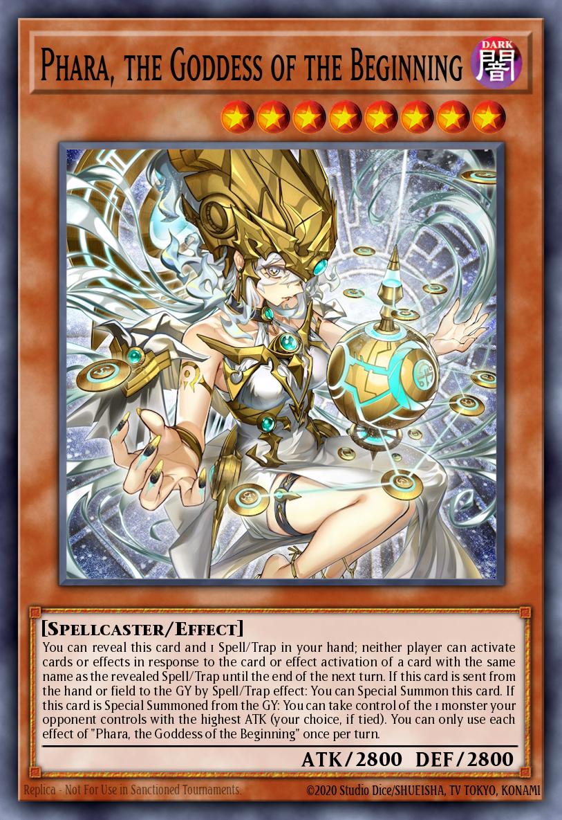 Phara, the Goddess of the Beginning Yu-Gi-Oh card