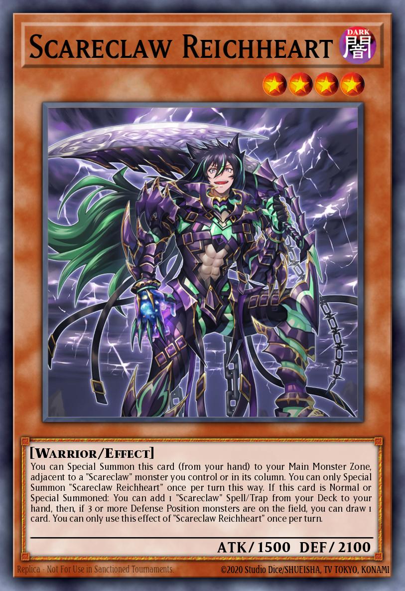 Scareclaw Reichheart Yu-Gi-Oh card