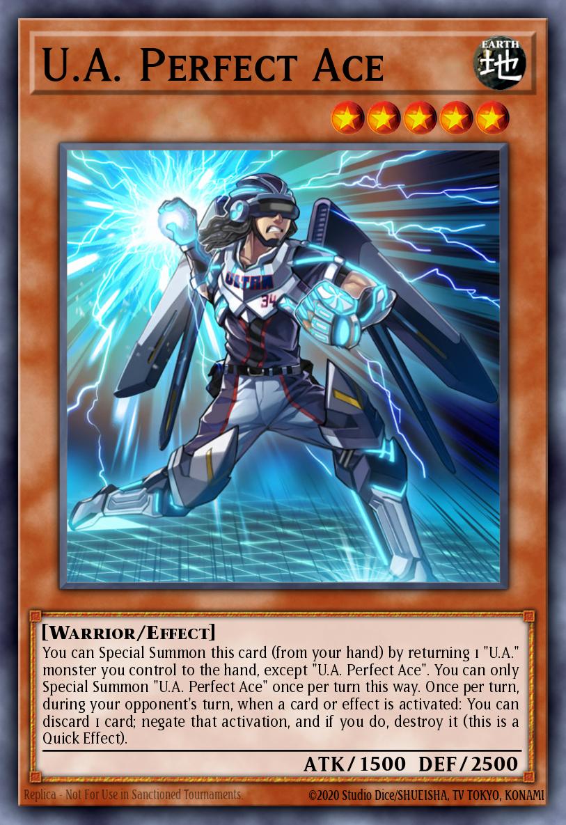 U.A. Perfect Ace Yu-Gi-Oh card
